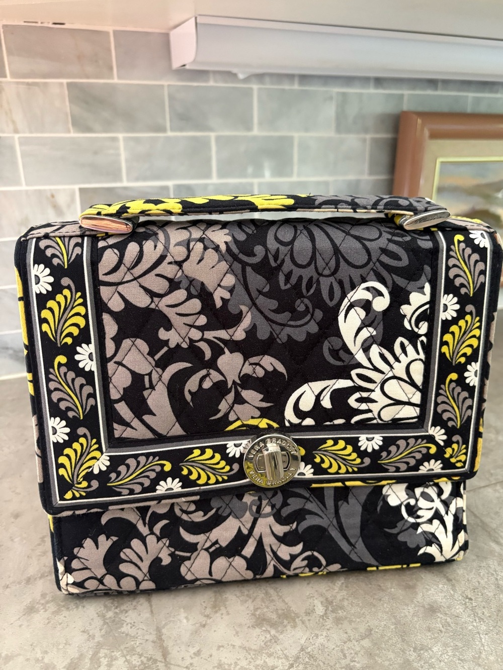 Vera Bradley Julie crossbody bag in the retired Baroque pattern